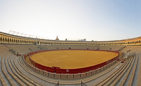 斗牛竞技场 广场 de toros de la 真正的全景视图