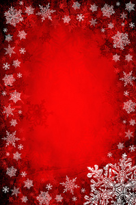 红色圣诞背景