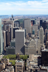 纽约城鸟瞰全景图
