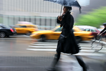 下雨天运动模糊