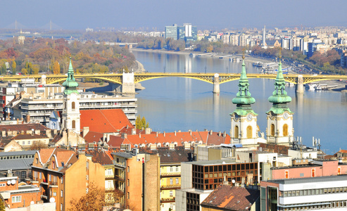 布达佩斯的全景