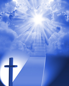 生活像地狱通往天堂的楼梯照片