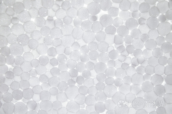 白色的泡沫板纹理背景