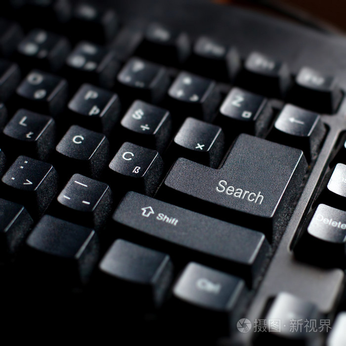 搜索在电脑键盘上的标志