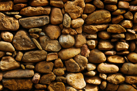 石头墙。石背景