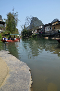 广西旧中国乡村的风景图片