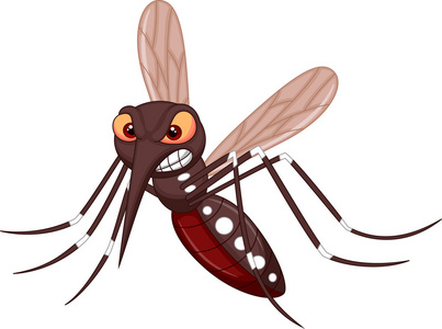 愤怒的蚊子卡通