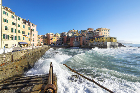 boccadasse，一个小村庄的热那亚