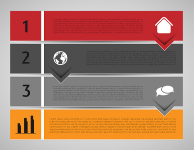 横幅信息图表模板
