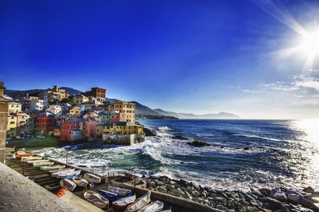 boccadasse，一个小村庄的热那亚