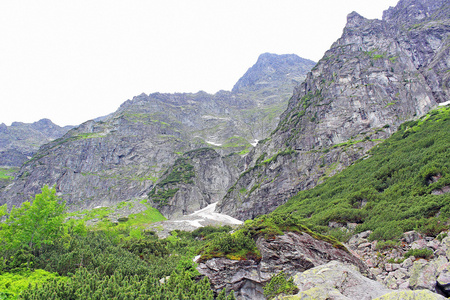 景观的山脉 tatry.poland