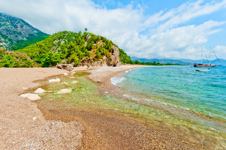 空的热带海滩