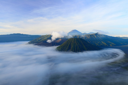 溴火山印度尼西亚东爪哇