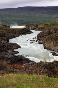 godafoss 瀑布