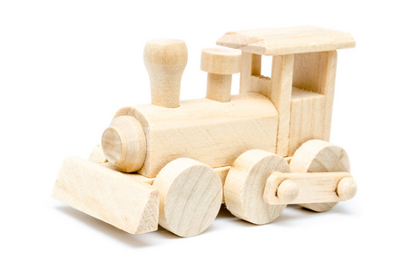 铁路蒸汽机木制玩具