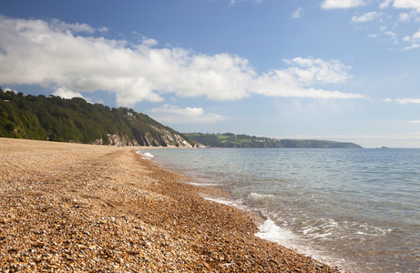 slapton 沙滩，德文郡