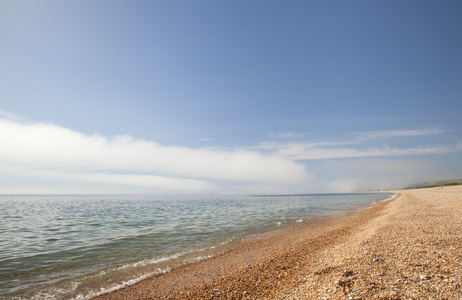 slapton 沙滩，德文郡