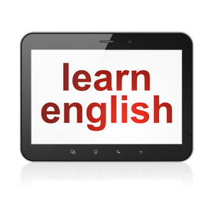 教育理念 在平板电脑上学习英语