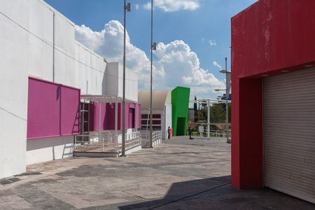 阿瓜，墨西哥   nov 01 t 的现代色彩建筑