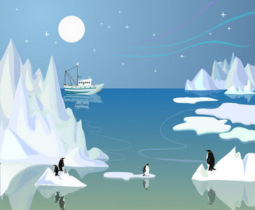 冰山和企鹅