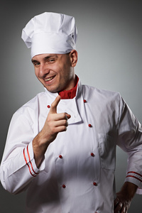 男厨师肖像