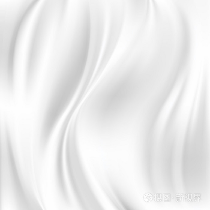 抽象矢量纹理,白色丝绸