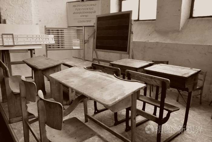 在旧的教室
