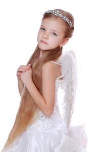 年轻的天使女孩