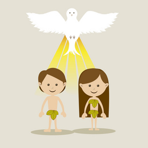 亚当和夏娃照片