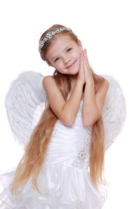 年轻的天使女孩