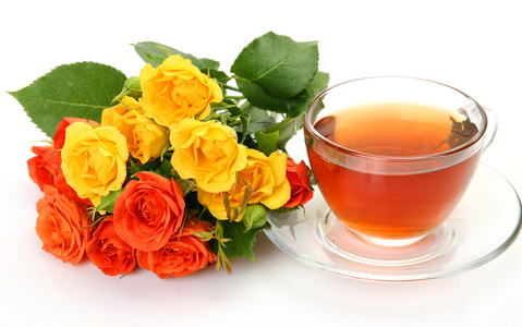 茶和玫瑰