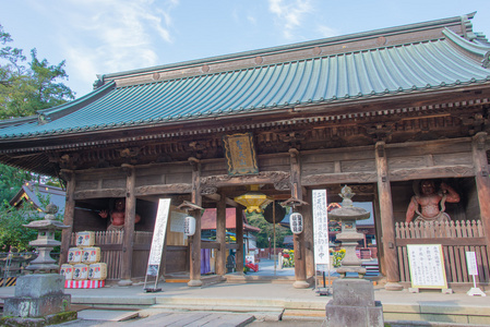 日本埼玉县熊谷市，妻沼 shodenzan kangiin 寺的仁王门