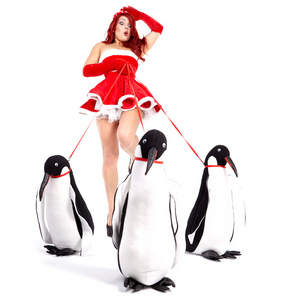 企鹅的时尚女人