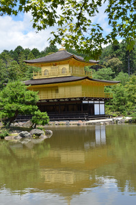 在京都的金阁寺