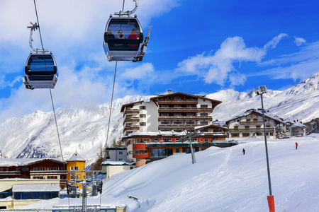 山滑雪度假村 obergurgl 奥地利