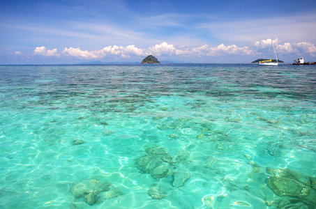皮皮岛。泰国