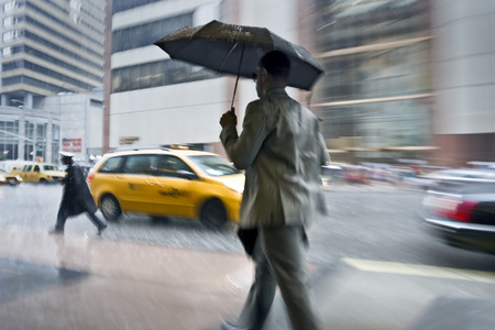 下雨天运动模糊