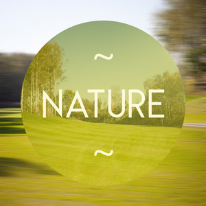 自然生命的自然海报插图