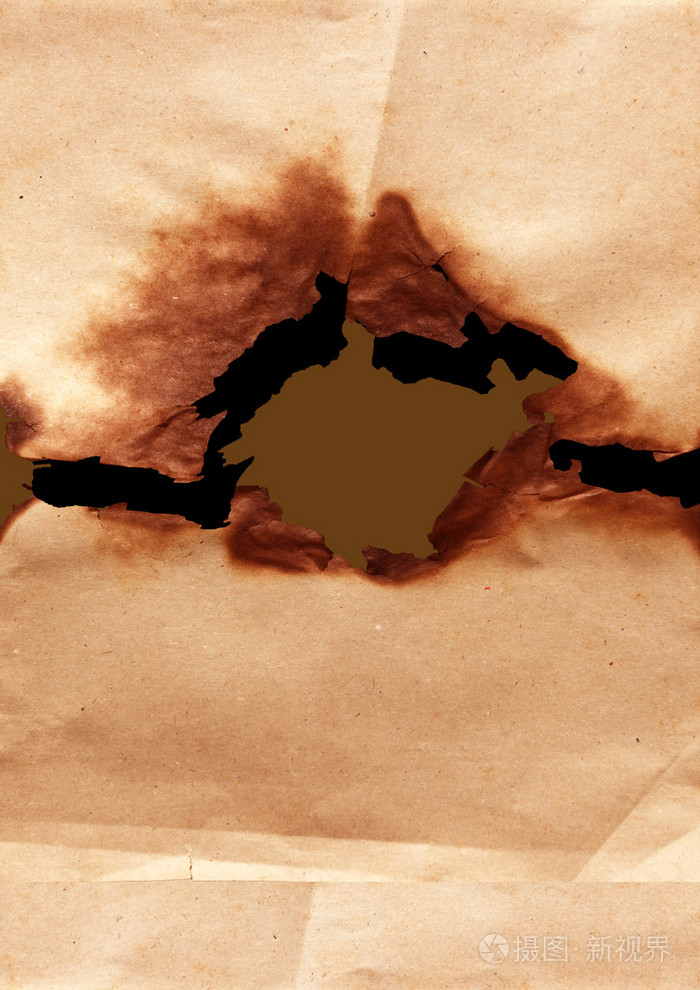 烧焦的纸