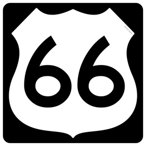 66 号公路符号