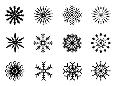 雪花图标集