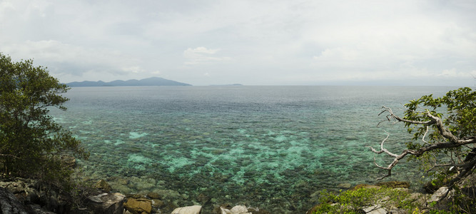 美丽的安达曼水晶海