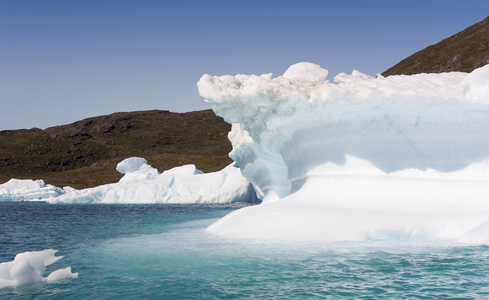 格陵兰的冰山图片