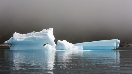 格陵兰的冰山