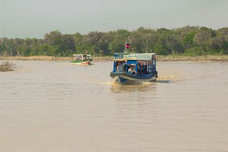 柬埔寨。河 tonselap