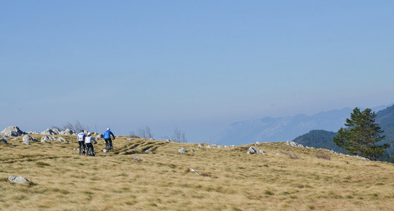 组的 mountainbikers