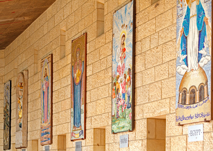 天使报喜大教堂在拿撒勒的马赛克