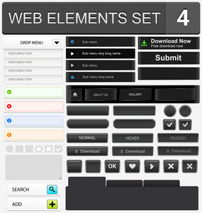 web 设计的元素集