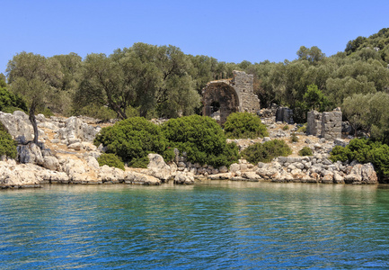 在土耳其的 kekova