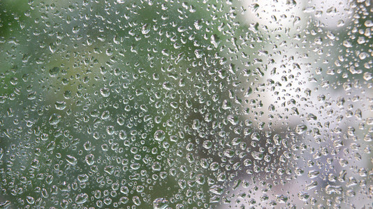 水珠桌面水珠在玻璃上的背景和纹理照片